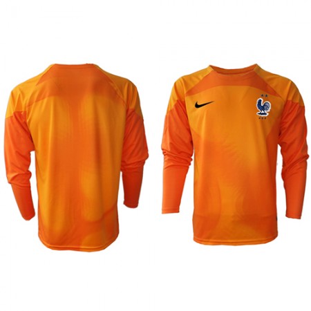 Goedkope Frankrijk Doelman Thuisshirt World Cup 2022 Lange Mouw